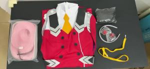 DARLING 02 Zero Two Cosplay Costume DARLING in the FRANXX Anime DFXX Women 18+ Nylon S-XXL Role Play -X1120
