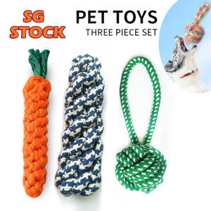 Pet Toys For Dogs and Cats Bite Toy Tooth-grinding Toys Dog Training Interactive Toys Cat Toy 3 piece set