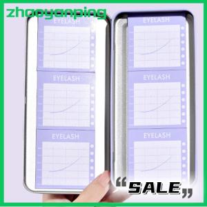 zhaoyanping กล่องเก็บขนตาต่อแบบชั้นเดียวกล่องเก็บพาเลทสำหรับแผ่นแม่เหล็กแบบแขวนกล่องป้องกันขนตา