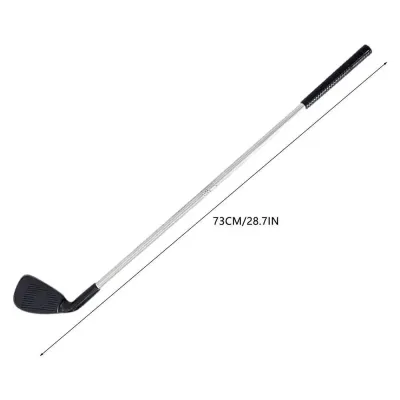 ZEFUVA Silver Black Golf Long Putter Plastic Metal Detachable Golf Club Sports Golf Games