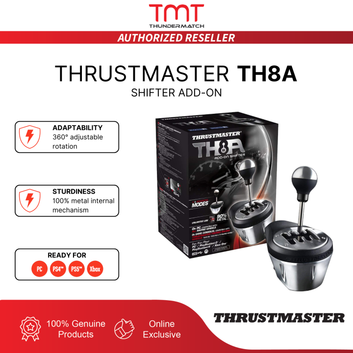 Thrustmaster TH8A / TH8S Add-On Shifter - Compatible with PC / PS3