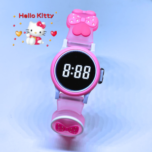 Jam Tangan Digital Untuk Anak Terbaru Strap Karakter Kuromi Cinanmarol Melody Hello Kity Unicorn