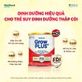 [BAO BÌ MỚI] Sữa bột Nutifood GrowPLUS+ Suy Dinh Dưỡng (Đỏ) 1+ - Hỗ Trợ Tăng Cân, Tăng Chiều Cao (Lon 1,65 Kg). 