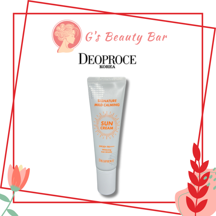 Deoproce Signature Mild Calming Sun Cream SPF 50+ PA++++ 50g | Lazada PH