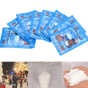 GAOSU Absorbant Snowflake Prop Party Decor Decor Super Party Powder Pack Instant Artificial Snow Snow Christmas