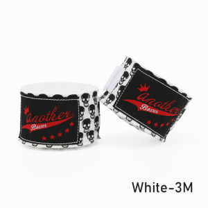 1 Pair 3m/5m Hand Wraps Boxing Bandages / Handwraps / Kickboxing Hand Wrap Skull Print Pattern Sports Kick Hand Gloves