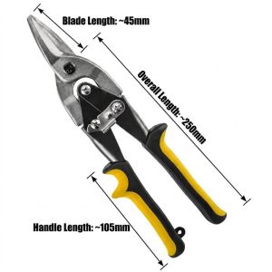 Aviation Tin Snips Metal Sheet Cutting Hand Shear Tool