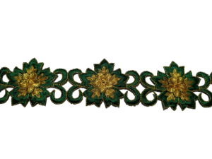 RENDA BORDIR ROLL MOTIF SERUNI LEBAR 7 CM