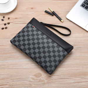 Tas Tangan Clutch Pria Wanita Dompet Tangan Dompet Besar Tipis Serbaguna Import Bahan Kulit PU Premium Model Terbaru