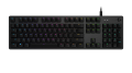 Logitech G512 Carbon Mechanical Gaming Keyboard RGB  (แมคคานิคอลคีย์บอร์ดเกมมิ่งพร้อมปุ่มควบคุมสื่อ คีย์แคป ไทย/อังกฤษ). 