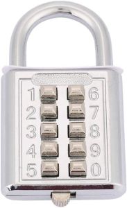 SJT - Gembok Nomor 8-10 Digit / Gembok Koper Password Pin / Gembok Angka