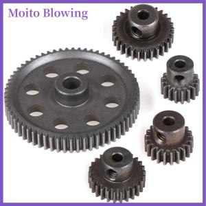 Moito HSP Steel Metal Spur Differential Main Gear 17T 21T 26T 29T 64T Pinion Gear
