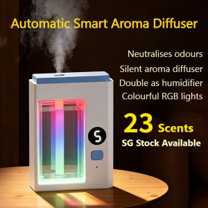 Rechargeable Automatic Aroma Diffuser Ultrasonic Essential Oil Fragrance Machine Air Humidifier & Toilet Scent Freshener