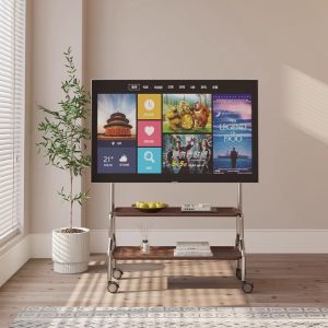 ขาตั้งทีวีเคลื่อนที่ 40-80นิ้ว อเนกประสงค์ มีล้อ แบบถอดได้ เคลื่อนย้ายสะดวก สำหรับห้องนั่งเล่น