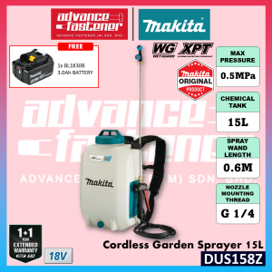 MAKITA DUS158 / DUS158Z 18V Cordless Garden Sprayer 15L