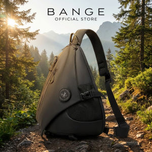 BANGE FW-232 (37x14x45cm) (15L) (0.9kg) NEW ARRIVAL | Outdoor Multifunction Sling Bag | Fit 13 Inch Laptop & Tablet | 1680D Polyester Fabric | Anti-Theft Design | Quality YKK Waterproof Zipper | Water Resistant Travel Crossbody Men | FW232
