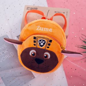 (Ready to Ship) Cute Dog Paw Patrol Backpack Children Plush Kindergarten Schoolbag Birthday Gifts for Girls Boys
