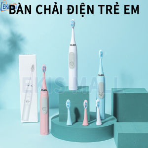 Bàn chải đánh răng điện trẻ em BQ Bàn chải răng điện tự động cho bé Máy đánh răng thông minh Cây chải răng điện tử Máy đánh răng rung sóng âm hàng nội địa dùng pin làm sạch răng bảo vệ nướu vệ sinh răng miệng cho bé