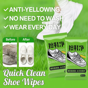 Disposable Shoe Cleaning Wipes for White Shoes  Quick Clean No Wash Strong Stain Removal Essential for Travel