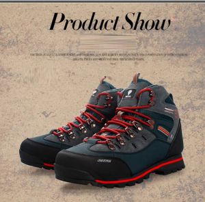 Import Klasik Premium Outdoor Sepatu Boots Tinggi Hiking Gunung Pria Cowok Adventure Mendaki Touring Kulit Lentur Anti Slip Keren 242