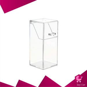 BabyShop-K18 Kotak Penyimpanan Brush Make Up Acrylic + Mutiara / Kotak Brush Penyimpanan Kuas Kosmetik Akrilik Organizer