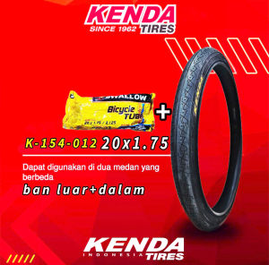 Ban sepeda kenda luar dalam 20 x 1.75 KENDA ban sepeda 20 in untuk semua sepeda l