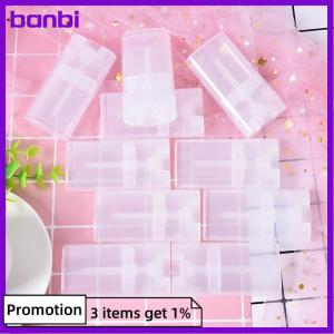 banbi 10pcs 20ml plastic empty oval lip balm tubes containers lipstick lip tube