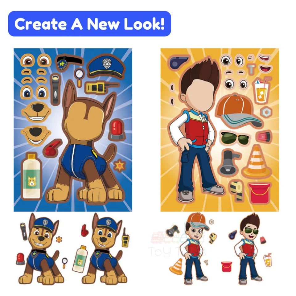 Paw Patrol Dress Up Stickers