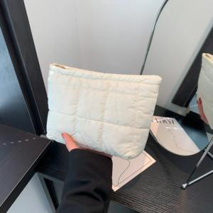 Christmas gifts Women Cosmetic Bag Makeup Storage Bag Large Cosmetic Organizer Bag Travel Square Clutch Handbag Makeup Pouch Quilted Padded