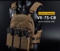 เสื้อเกราะ FCPC V5 Tactical Vest ( Wosport ) วัสดุผ้า Cordura 500D มาพร้อมซองแม็ก 5.56 ด้วยกัน 3 ช่อง. 