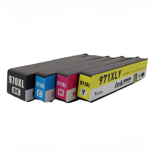 Compatible HP 970XL 971XL Ink Cartridges (970BK/971C/971M/971Y) Replacement for HP OfficeJet Pro X451dn X451dw X476dn X476dw MFP X551dw X576dw MFP Printers Black/Cyan/Magenta/Yellow