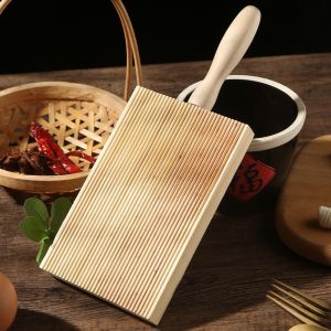 MADEWITH Làm mì ống Bảng mì gỗ Dụng cụ nướng Làm thủ công Máy làm gnocchi Thực tế Bằng gỗ Ván chèo mì ống