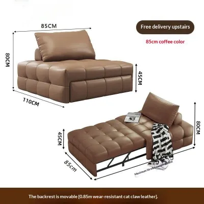 Single Sofa Bed Foldable And Dual-Use Small Living Room Sofa Chair Multifunctional Pull-Out And Retractable Sofa