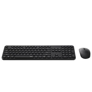RAPOO X260S Wireless Keyboard & Mouse Combo | Silent Typing | Retro Chiclet Keys | 1000DPI Mouse | 24-Month Warranty