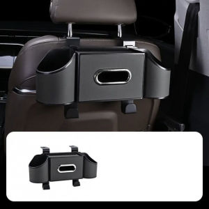 4in1 Multi-Functional Car Seat Back Storage Box Universal Cup Phone Holder Non-slip Storage Organizer Creative Car Supplies High Quality
