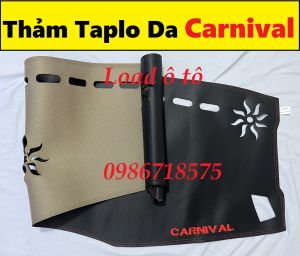 Thảm Taplo Da Xe KIA Carnival 2026-2022 Mẫu Taplo Da Cao Cấp Sản Phẩm Có Lớp Chống Trượt