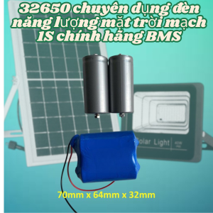 Pin 32650- sản phẩm chuyên dụng cho đèn năng lượng mặt trời có nhiều phân loại.