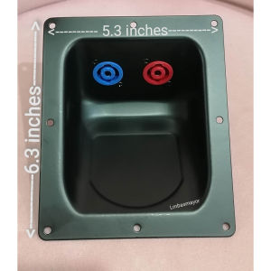Professional Stage Audio Subwoofer Dual Speakon Junction Box Back Wiring Panel