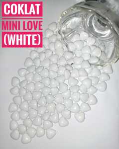 COKLAT LOVE MINI VIRAL (500G) Mini Heart Chocolate Decor Yusuff Taiyoob Snack Doorgift Gift Candy Jajan Goodies Birthday Toping Kek Cekelat