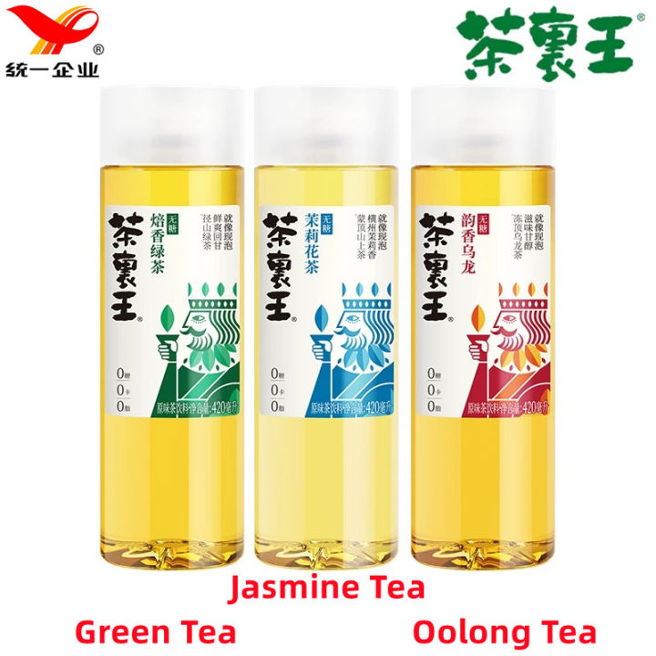 UniPresident Chai Li Won 420ml Oolong Jasmine Green Tea 统一茶里王乌龙茉莉花茶绿茶