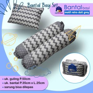Promo..!! Bantal guling bayi ( sarung bisa di lepas)