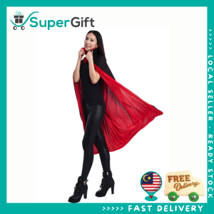 Halloween Vampire Cape with High collar - Black Dracula Costume Cloak for Adult