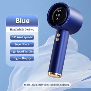 NS-22 fan home USB charging desktop turbo small fan LED digital display wall-mounted desktop small electric fan