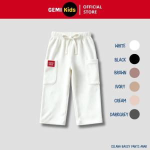 GEMIKIDS | Celana Baggy Pants Anak Laki Laki Perempuan Gombrong 1-10 Tahun - Outfit lebaran 2026
