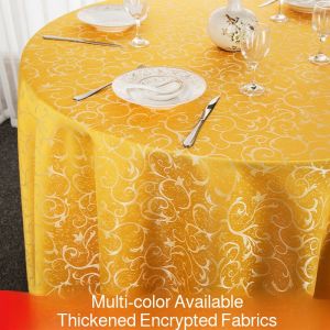 Hotel Wearresistant Antiwrinkle Crochet Tablecloth Thickened And Inked Tablecloth
