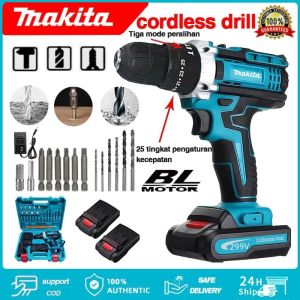 Makita 299V DF333 DF331 Bor Mesin Elektrik Drill 10mm Set Reversible Mesin Bor Tangan Listrik