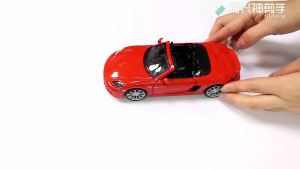 Bburago 1:24 Scale Porsche 718 ster alloy racing car Alloy Luxury Vehicle Diecast Cars Model Toy Collection Gift