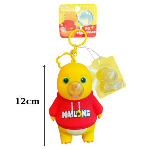 Móc khoá cute rồng con có thể thổi bong bóng dễ thương độc đáo ( có sẵn )