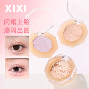 xixi beauty greasy clear high disc pearlescent fine flash broken diamond obedient vitality girl color high light eyeshadow integration