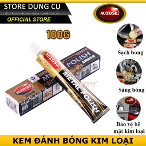 Kem đánh bóng kim loại AUTOSOL METAL POLISH 75ml (100g). Kem đánh bóng viền kim loại viền điện thoại đánh bóng sơn đánh bóng lư đồng